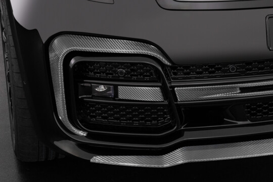 Carbon front fascia attachments